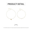 Gold-Tone Copper Necklace for Women - Single Pearl Bead - view 4