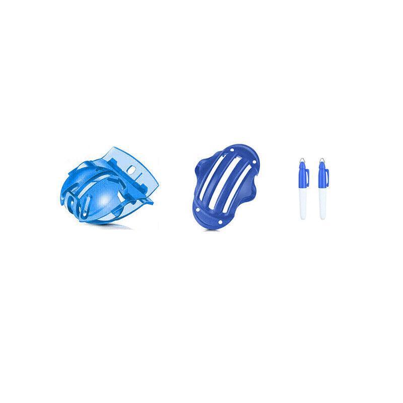 Golf Ball Line Marker Alignment Tool Set - Blue