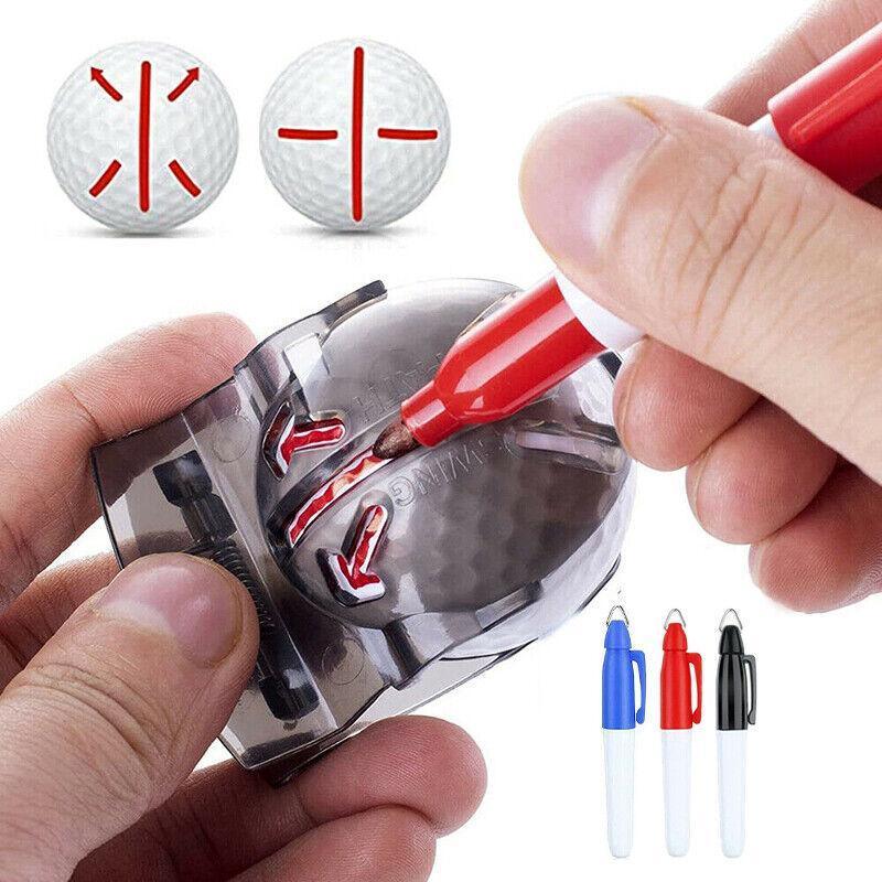 Golf Ball Line Marker Alignment Tool Set - Blue - view 5