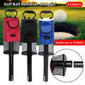 Golf Ball Pickup Tube with Mesh Bag - Red - view 2