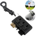 Golf Club Cleaning Brush, 3-In-1 with Retractable Brushes and Keyring - view 3