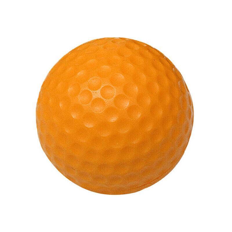 Golf Practice Foam Balls, 12 Pack PU Sponge for Indoor and Outdoor Training - Orange
