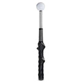 Golf Swing Trainer, Telescopic Impact Sound Practice Stick - Black