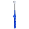 Golf Swing Trainer, Telescopic Impact Sound Practice Stick - Blue