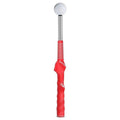 Golf Swing Trainer, Telescopic Impact Sound Practice Stick - Red