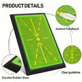 Golf Swing Training Mat with Sequin Surface and Rubber Base for Indoor and Outdoor Practice - view 4