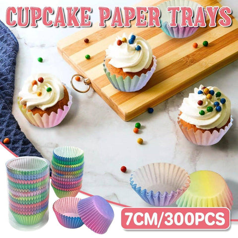 Gradient Cupcake Paper Cases and Muffin Liners - Pack of 300