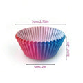 Gradient Cupcake Paper Cases and Muffin Liners - Pack of 300 - view 3