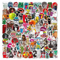 Graffiti Vinyl Stickers Skateboard Luggage Laptop - Pack of 100 M Pack