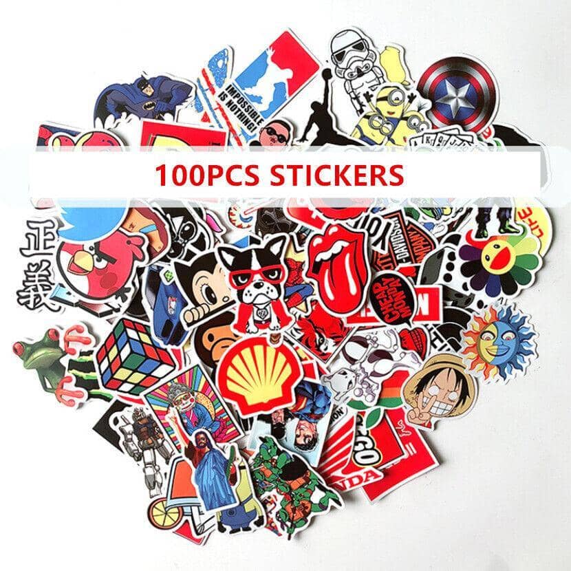 Graffiti Vinyl Stickers Skateboard Luggage Laptop - Pack of 50 B Pack - view 2