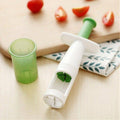 Grape Slicer with Non-Slip Plunger, White and Green, 18 x 6.5 cm - view 5