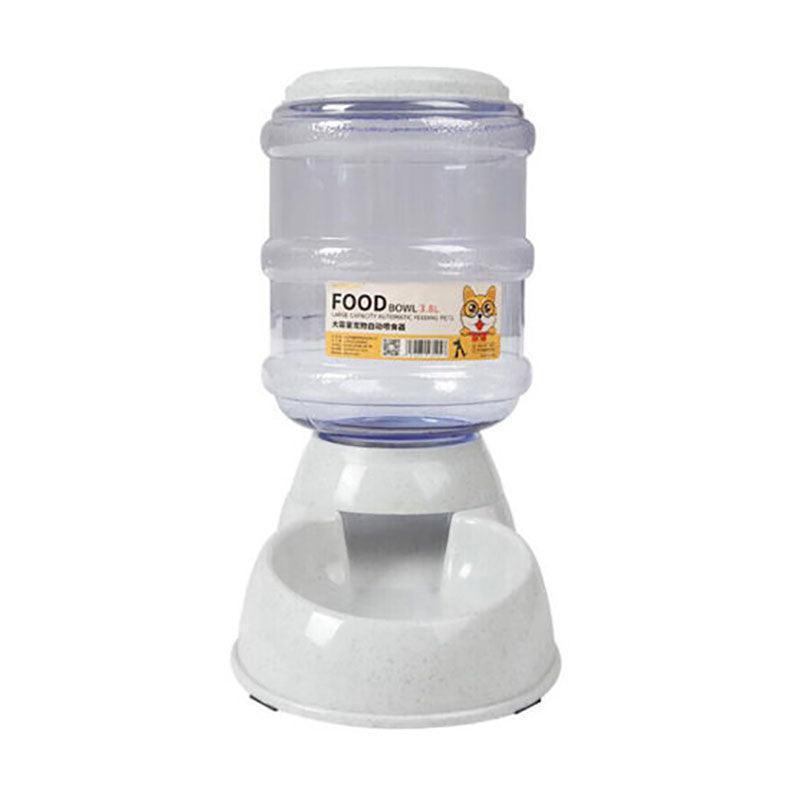 Gravity Pet Food Feeder 3.8 L for Cats and Dogs - Grey