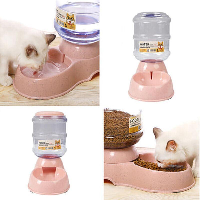Gravity Pet Food Feeder 3.8 L for Cats and Dogs - Grey - view 5