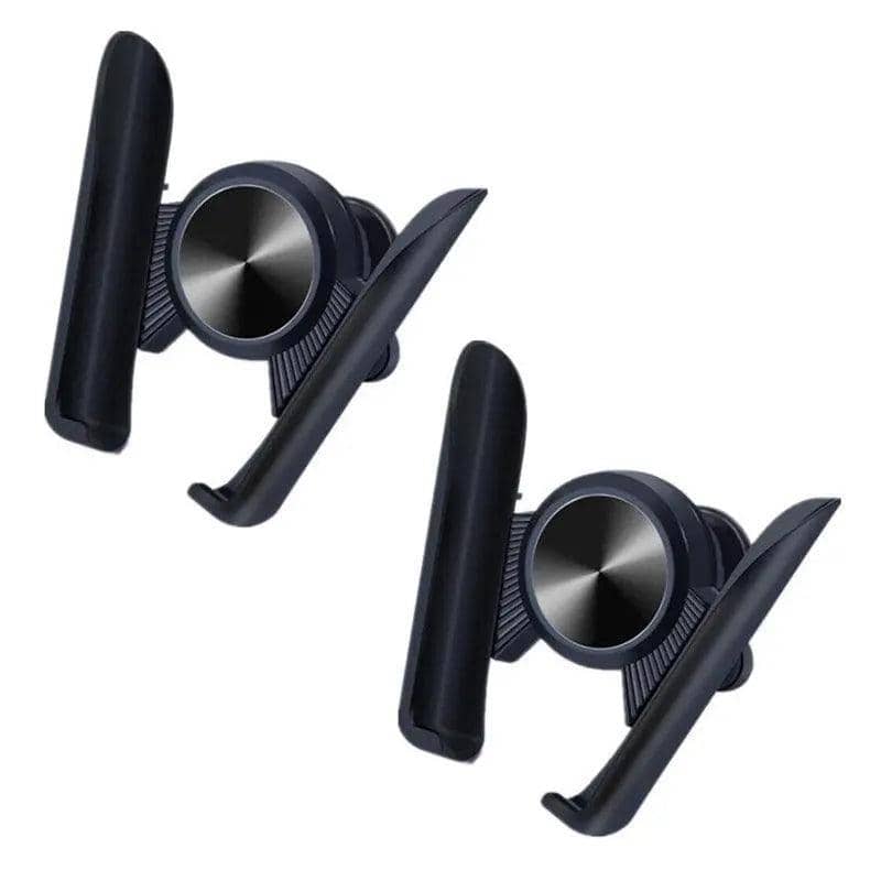 Gravity Phone Holder for Car Air Vent 2 Pack - Black