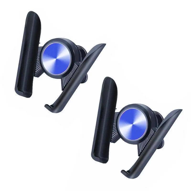 Gravity Phone Holder for Car Air Vent 2 Pack - Blue