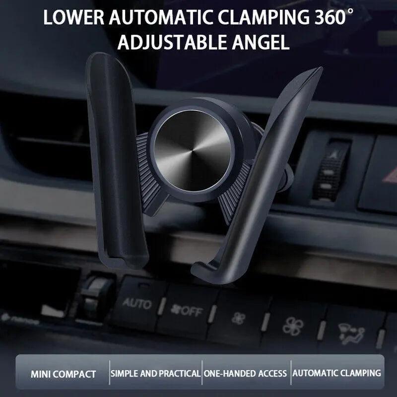 Gravity Phone Holder for Car Air Vent - Black - view 3