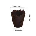 Grease-Proof Paper Cupcake Liners - White, Pack of 1000 - view 4