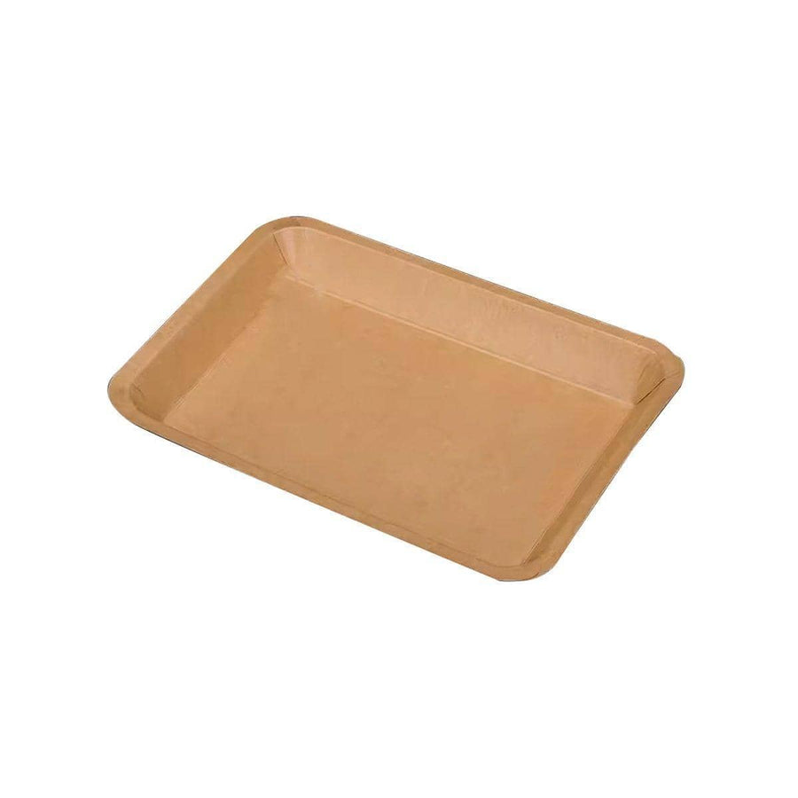 Greaseproof Kraft Paper Food Trays - 750 ml, Pack of 100