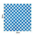 Greaseproof Paper Baking Mats, Pack of 100 - Red and White Check, 22 x 22 cm - view 5