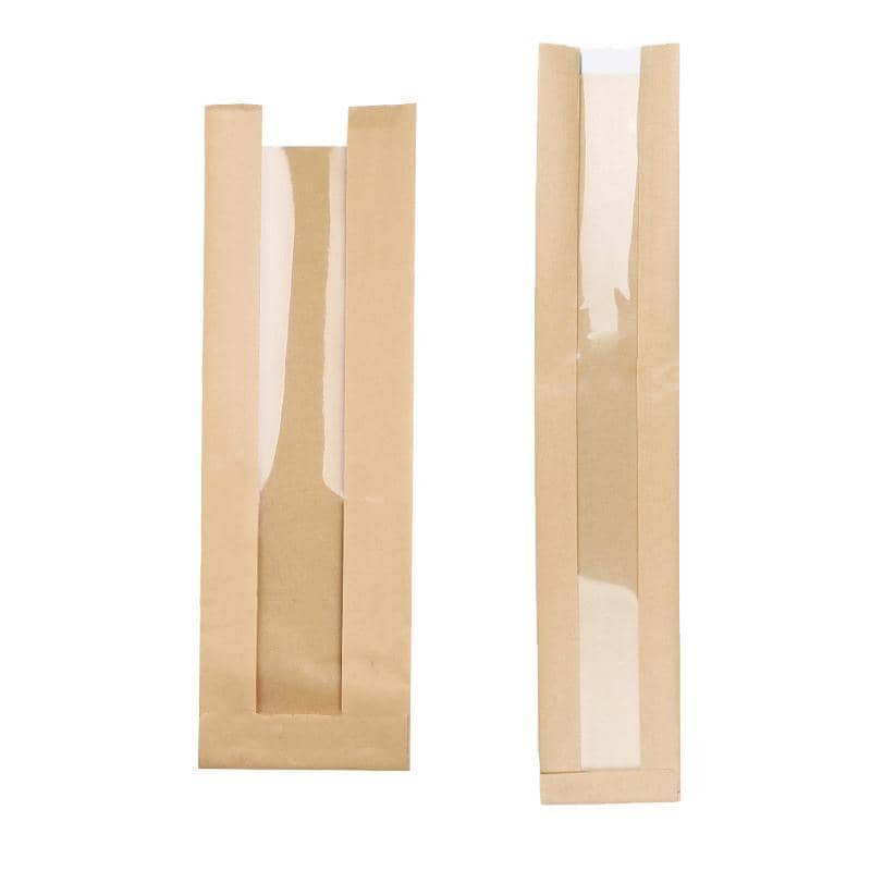Greaseproof Paper Bread Bags 60 x 11cm, 200 Pack - Baguette Packaging - view 3