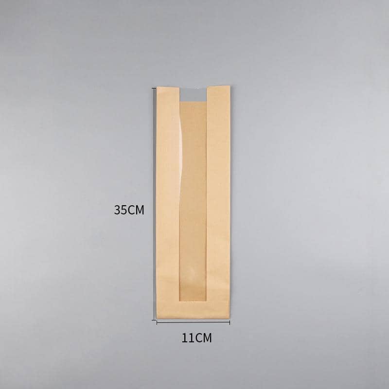 Greaseproof Paper Bread Bags 60 x 11cm, 200 Pack - Baguette Packaging - view 5