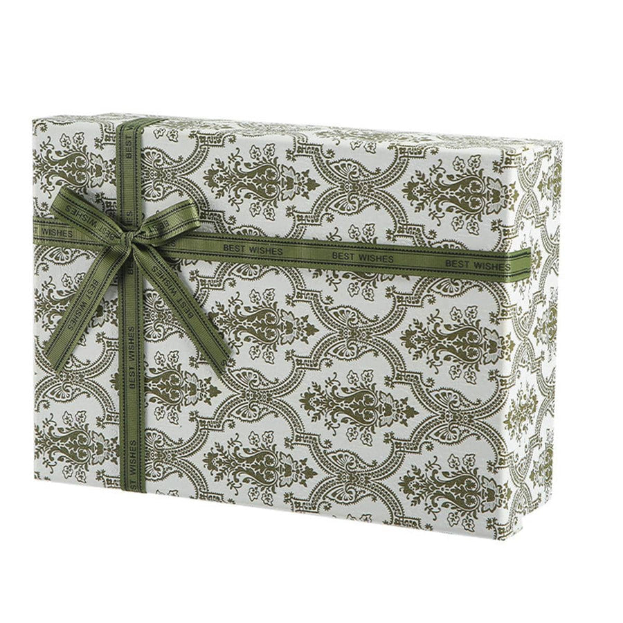 Green and White Vintage Gift Boxes for Birthdays and Weddings, Pack of 10 - 16 x 10 cm