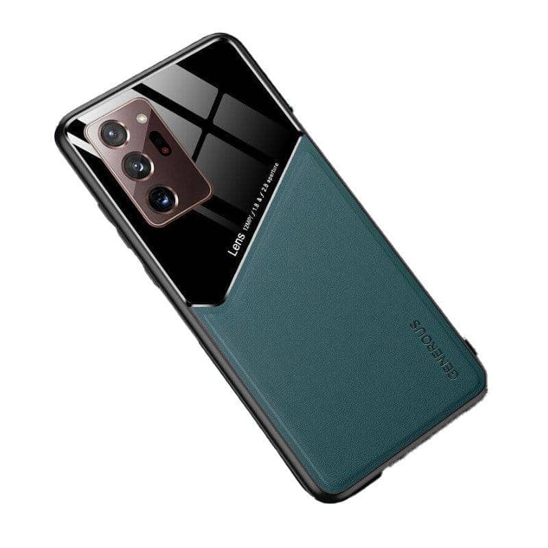 Green Leather-Look Phone Case - Samsung Galaxy S20 Plus