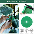 Green Nylon Garden Plant Ties Hook and Loop Tape 1 cm x 2 m, 3 Rolls - view 3