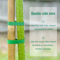 Green Nylon Garden Plant Ties Hook and Loop Tape 1 cm x 2 m, 3 Rolls - view 4
