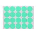 Green Round Sticker Dots Adhesive Labels - 8mm, 1300 Dots