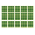 Green Sticker Dots Adhesive Round Labels - 13mm, 132 Dots per Sheet, 15 Sheets