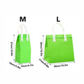 Green Takeaway Packaging Bags with Handles, Pack of 50 - Large (17 x 26 x 26 cm) - view 4