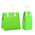 Green Takeaway Packaging Bags with Handles, Pack of 50 - Medium (10 x 12 x 27 cm) - view 3