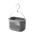 Grey Bathroom Hanging Basket for Shower Gel and Shampoo, Suspended Sink Storage - view 2