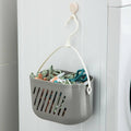 Grey Bathroom Hanging Basket for Shower Gel and Shampoo, Suspended Sink Storage - view 5