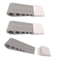 Grey Rubber Wedge Door Stoppers - Pack of 3 - view 2