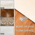 Grey Rubber Wedge Door Stoppers - Pack of 3 - view 5