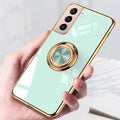Grey Shockproof Ring Holder Phone Case for Samsung Galaxy S22 - view 5