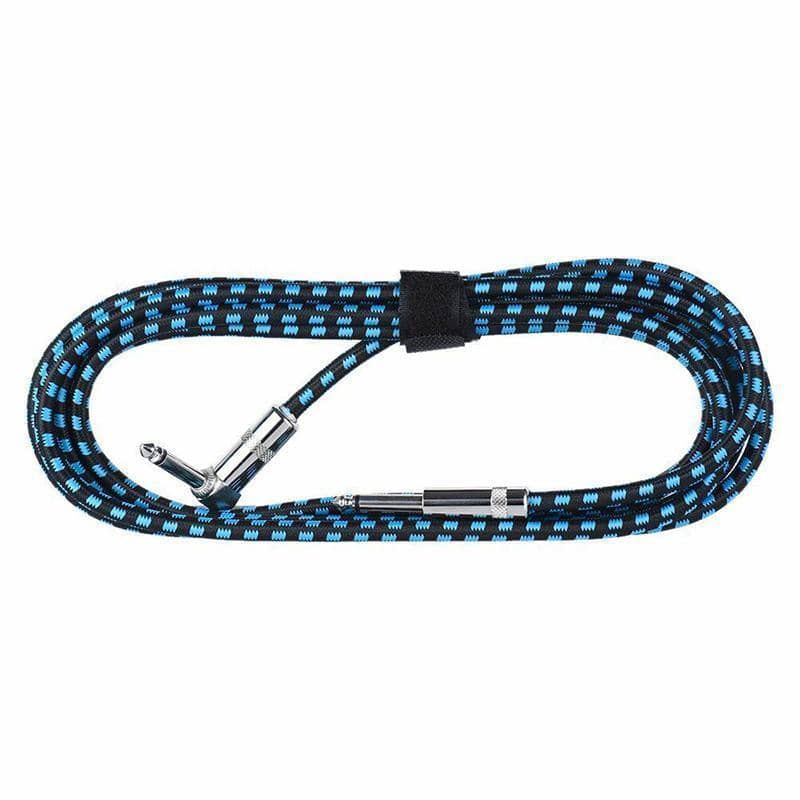 Guitar Amp Cable, 3 m, 6.35 mm Mono Jack - Braided Nylon