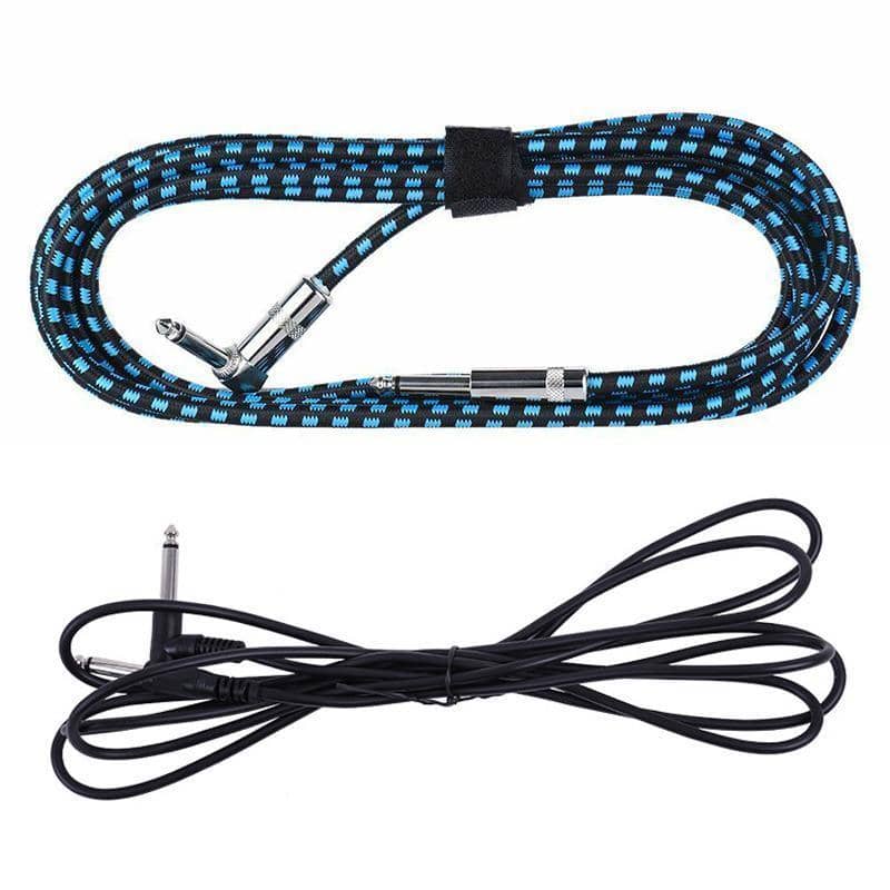 Guitar Amp Cable, 3 m, 6.35 mm Mono Jack - Braided Nylon - view 3