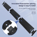 Guitar Wall Stand for 5 Guitars with Adjustable Aluminium Alloy Rail and Hangers, Black - view 5