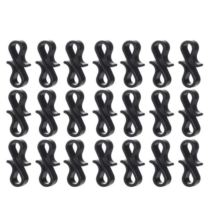 Gutter Hooks for LED Fairy Lights, Pack of 50 - White - view 3