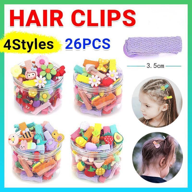 Hair Clips Set, Pack of 26 - Animal, without Bottle - view 2