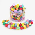 Hair Clips Set, Pack of 26 - Fruit and Vegetable, without Bottle
