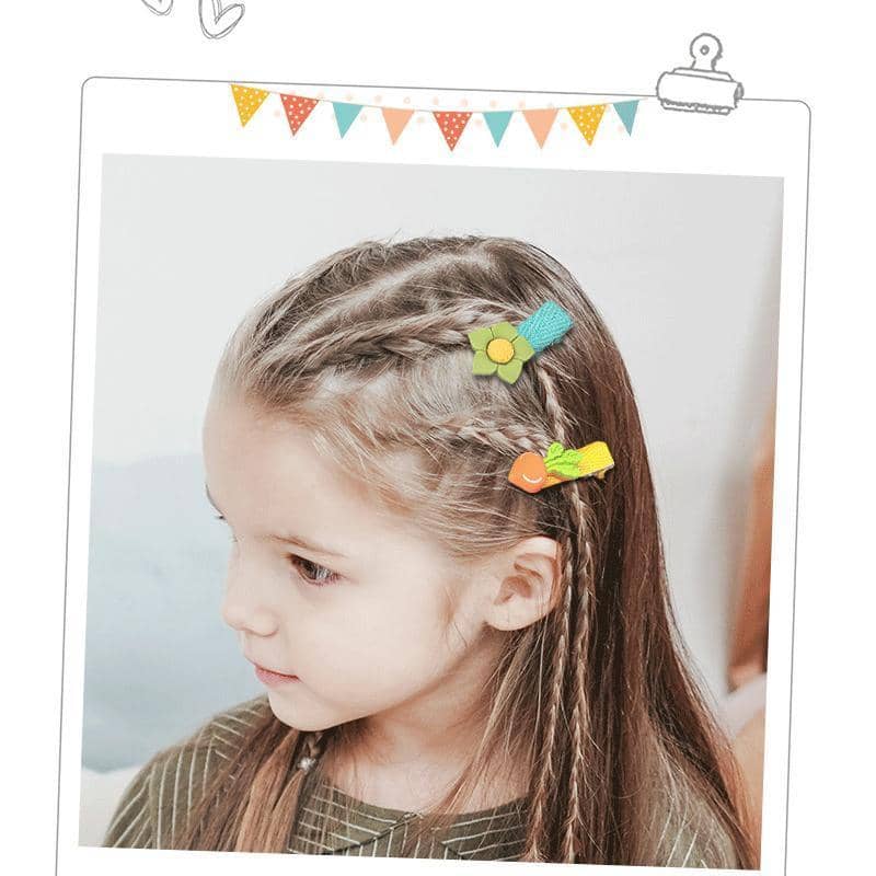 Hair Clips Set, Pack of 26 - Fruit and Vegetable, without Bottle - view 4