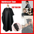 Hair Cutting Cape for Salon and Barber Use - Black, 120 x 150 cm