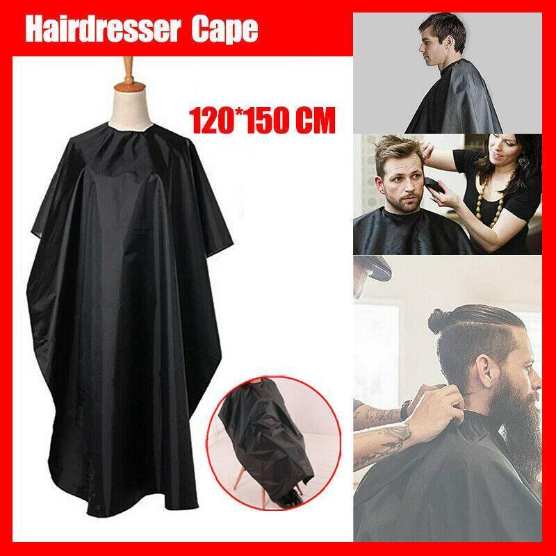 Hair Cutting Cape for Salon and Barber Use - Black, 120 x 150 cm