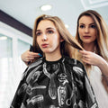 Hair Cutting Cape, Soft Polyester Salon Apron for Home and Professional Use - view 4