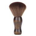 Hair Cutting Neck Duster Brush for Barbers and Salons, Wooden Handle - Brown - view 2