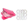 Hair Gem Sparkle Stapler Kit with 12 Gems - Pink